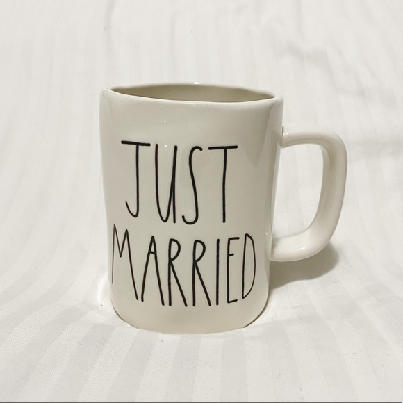 Rae Dunn Just Married coffee mug - Picture 1 of 5